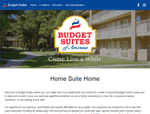 Tablet Screenshot of budgetsuites.com